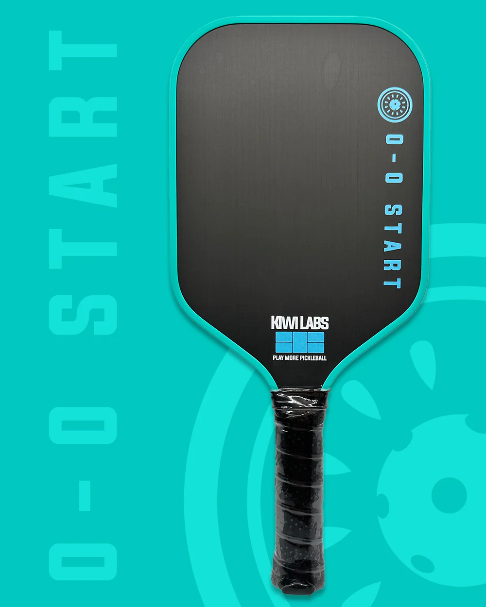 0-0 Start Raw Carbon t700 Carbon Fiber Pickleball Paddle from KiwiLabs (Gen 1.5) - Image 2