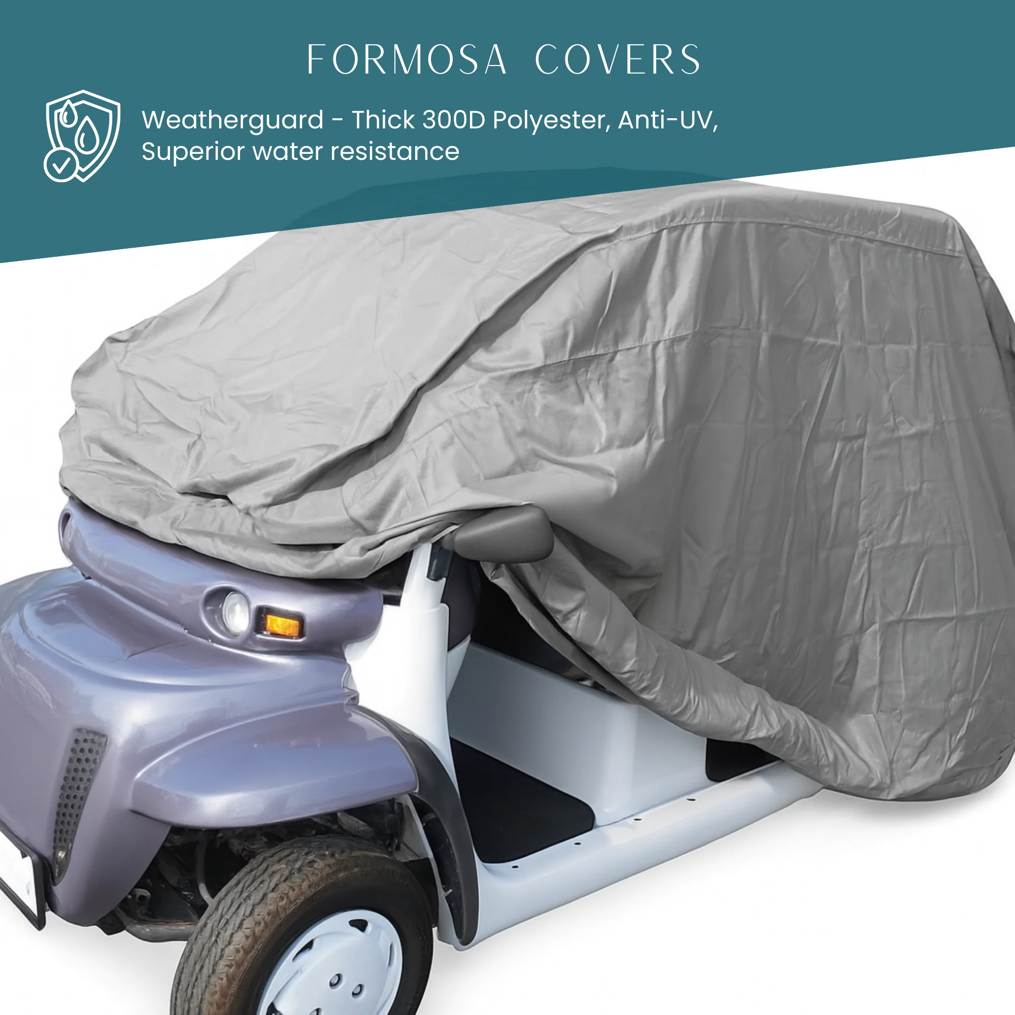 4 Passenger Golf Cart Storage Cover Exclusive for Polaris GEM e4 Model - Image 6