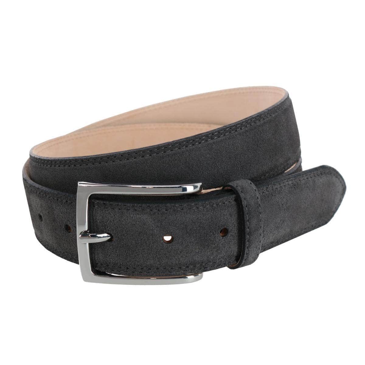 Armando Italian Suede 35mm Feathered Edge Belt - Image 3