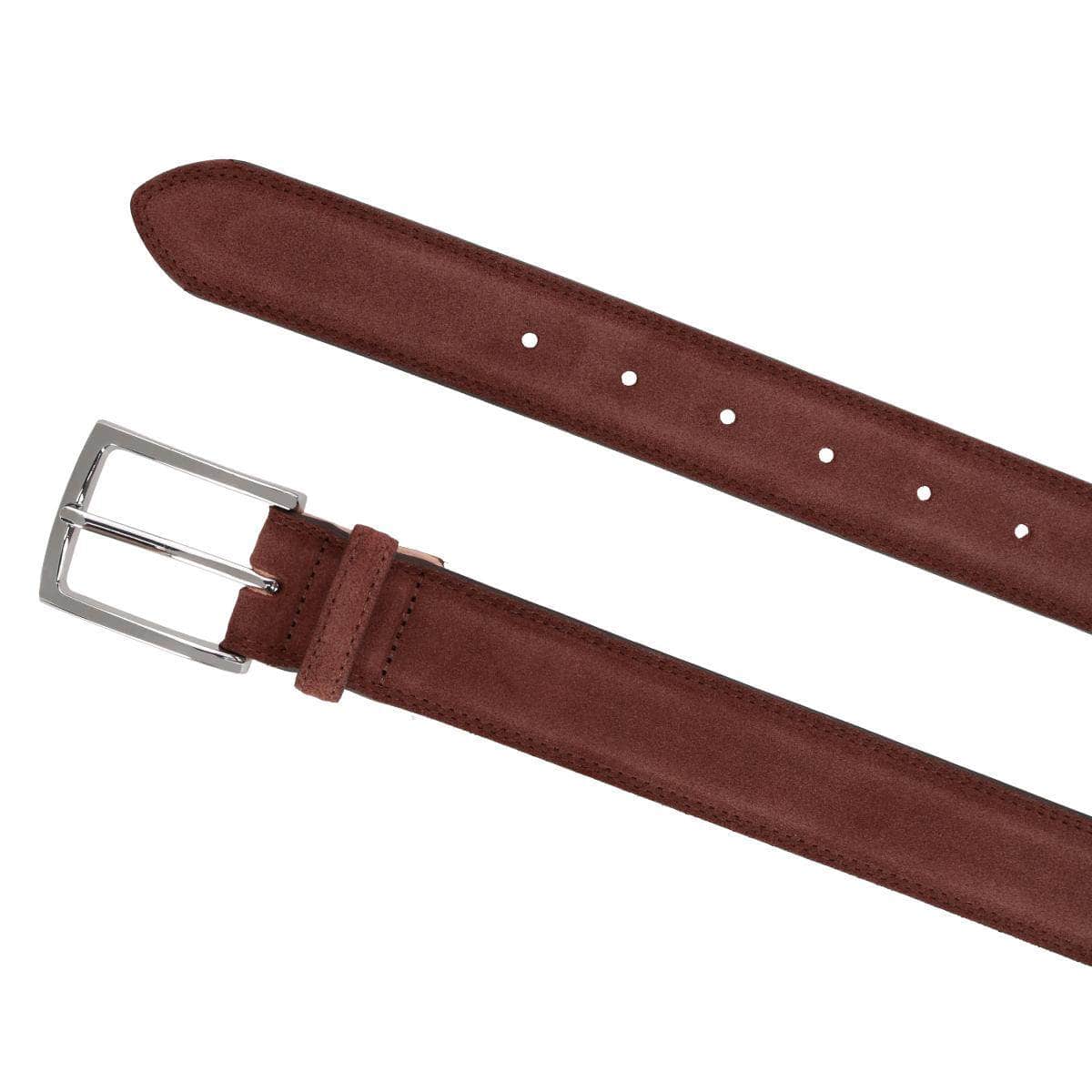 Armando Italian Suede 35mm Feathered Edge Belt - Image 9