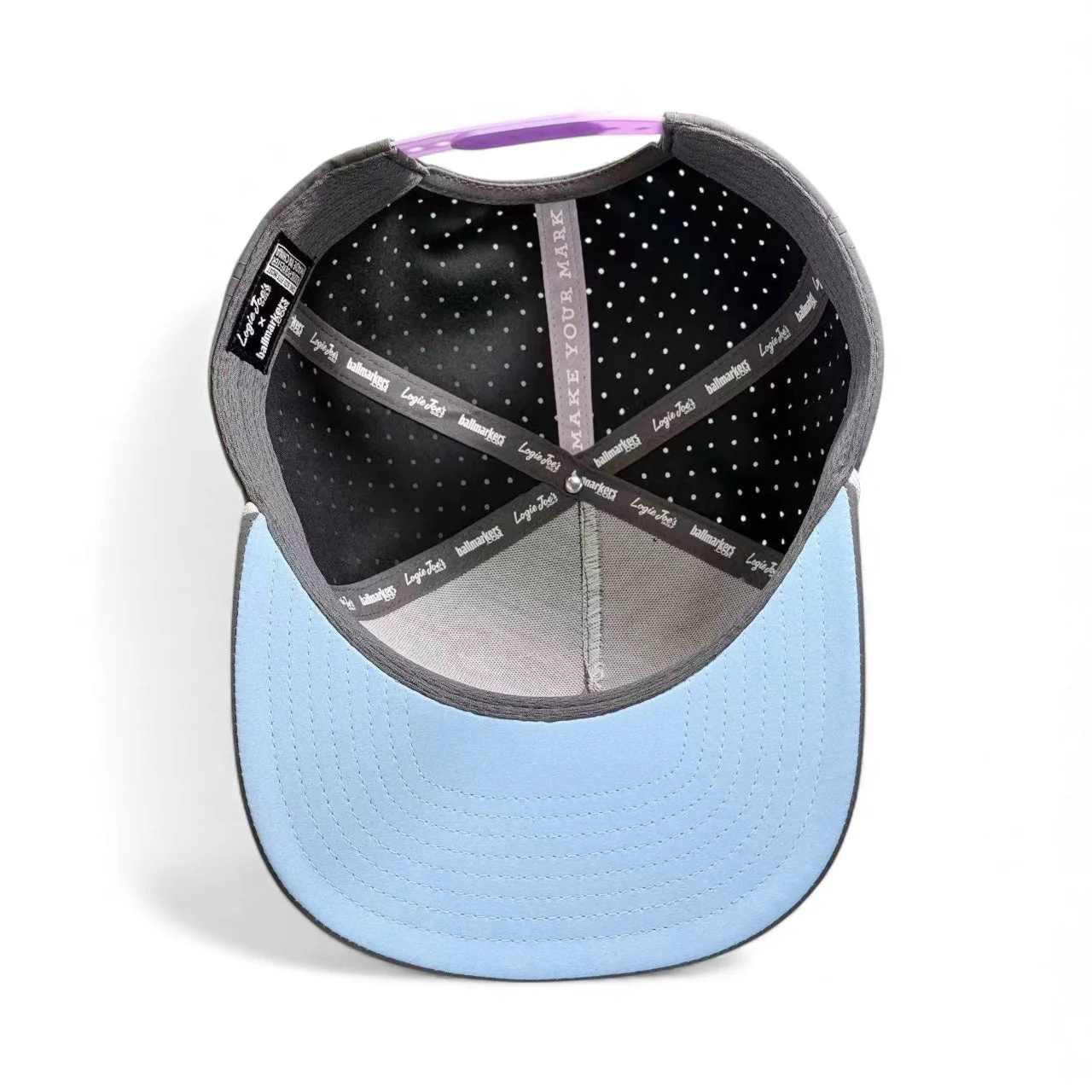 Astronaut Walker Golf Hat | Snapback Cap | Built-in Magnetic Ball Marker Holder + Marker Included | Adjustable Gray - Image 9