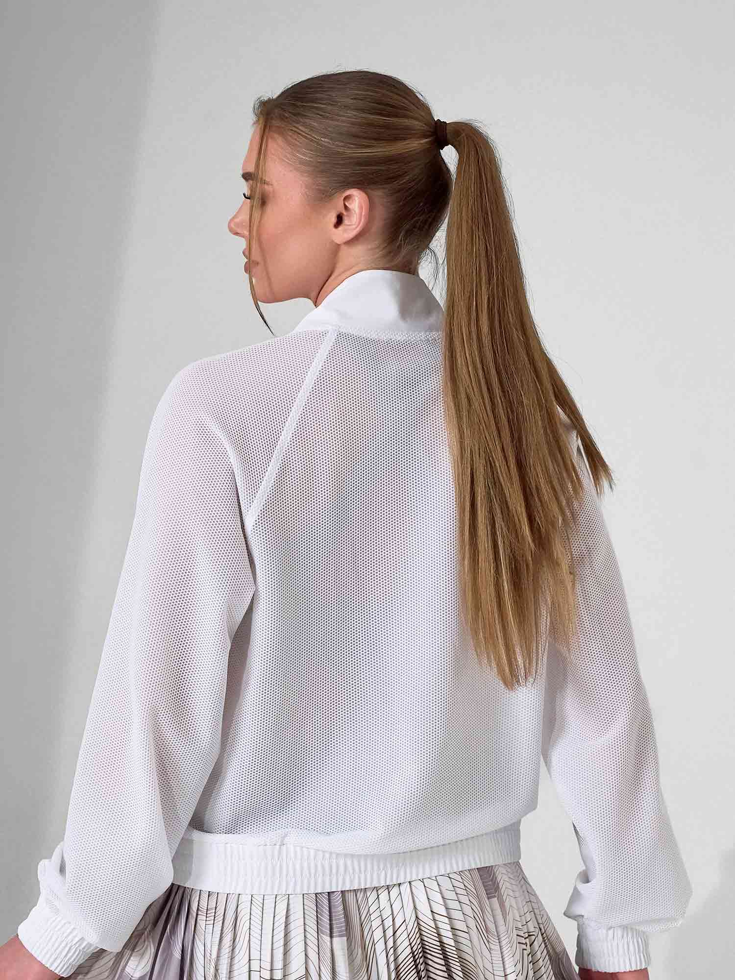 BAILA Mesh Athletic Jacket | Two-Way Zip Performance Bomber | First Position Collection - Image 4