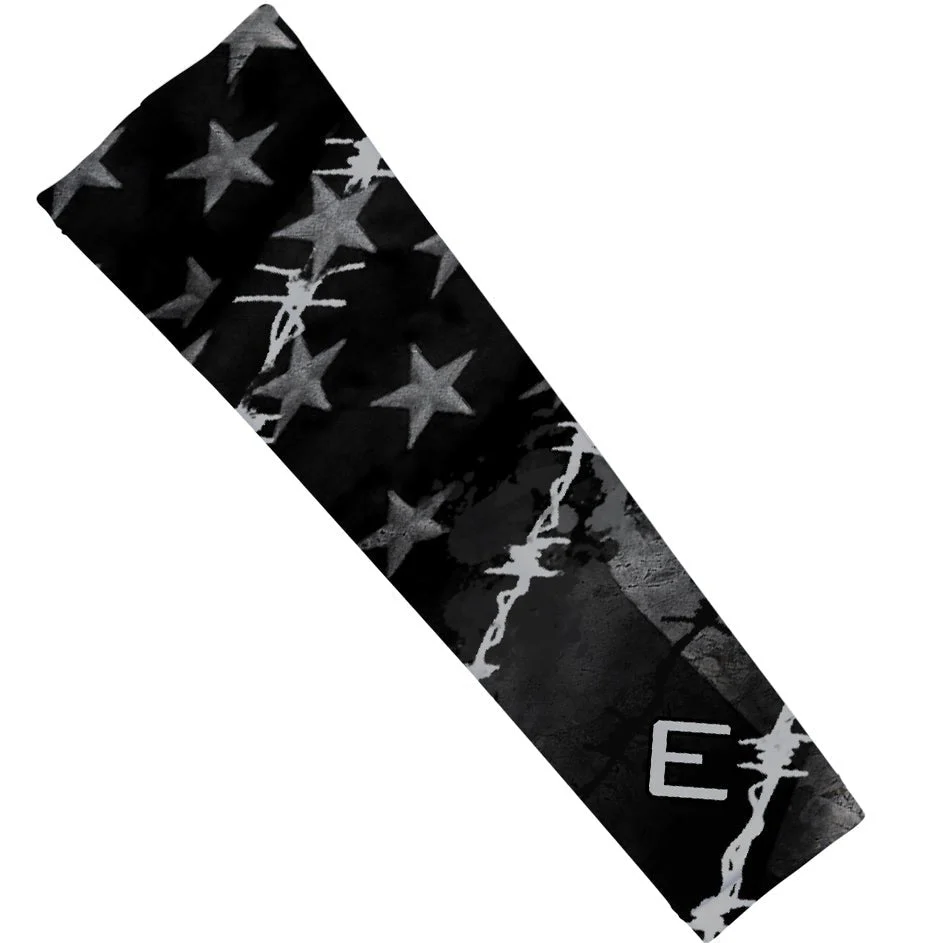 Barbed Wire USA Flag Arm Sleeve - Image 2