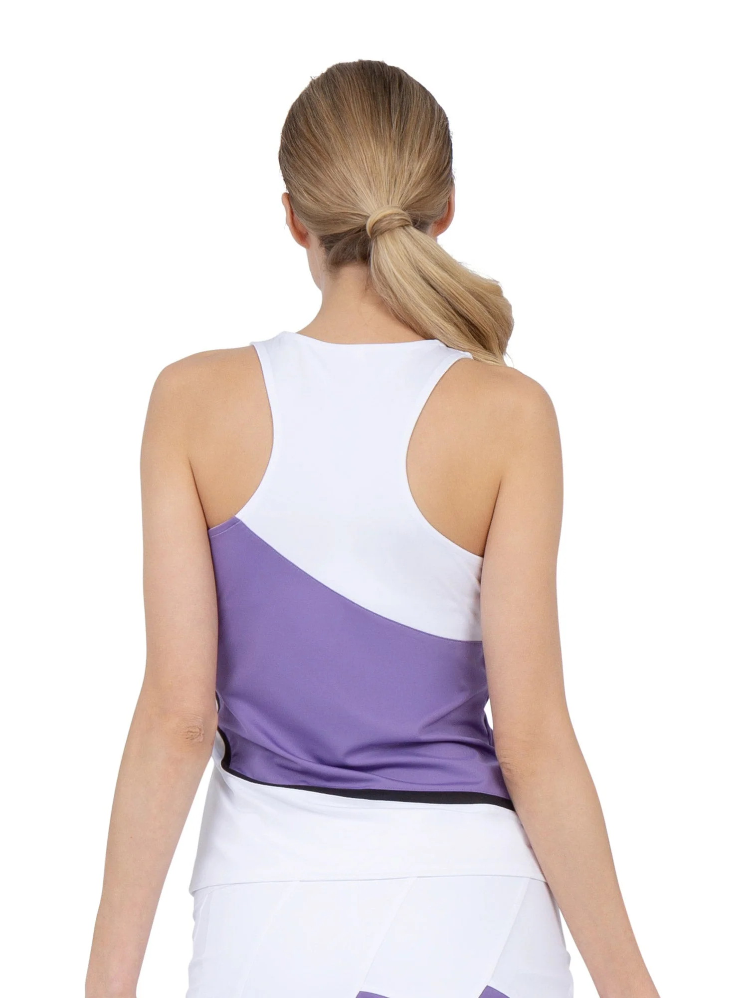 Baseline Tank - White/Lavender Combo - Image 4