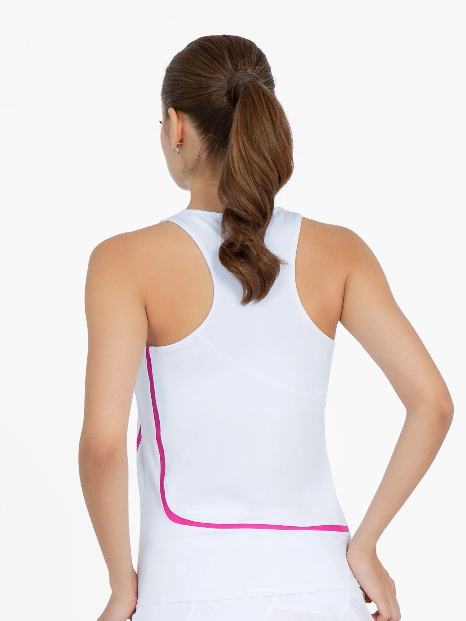 Baseline Tank - White/Pink - Image 3