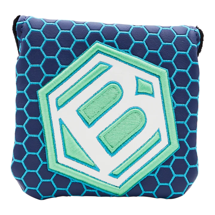 Bettinardi 2020 Jumbo Hex B Navy/Green Specialty Run Mallet Putter Headcover