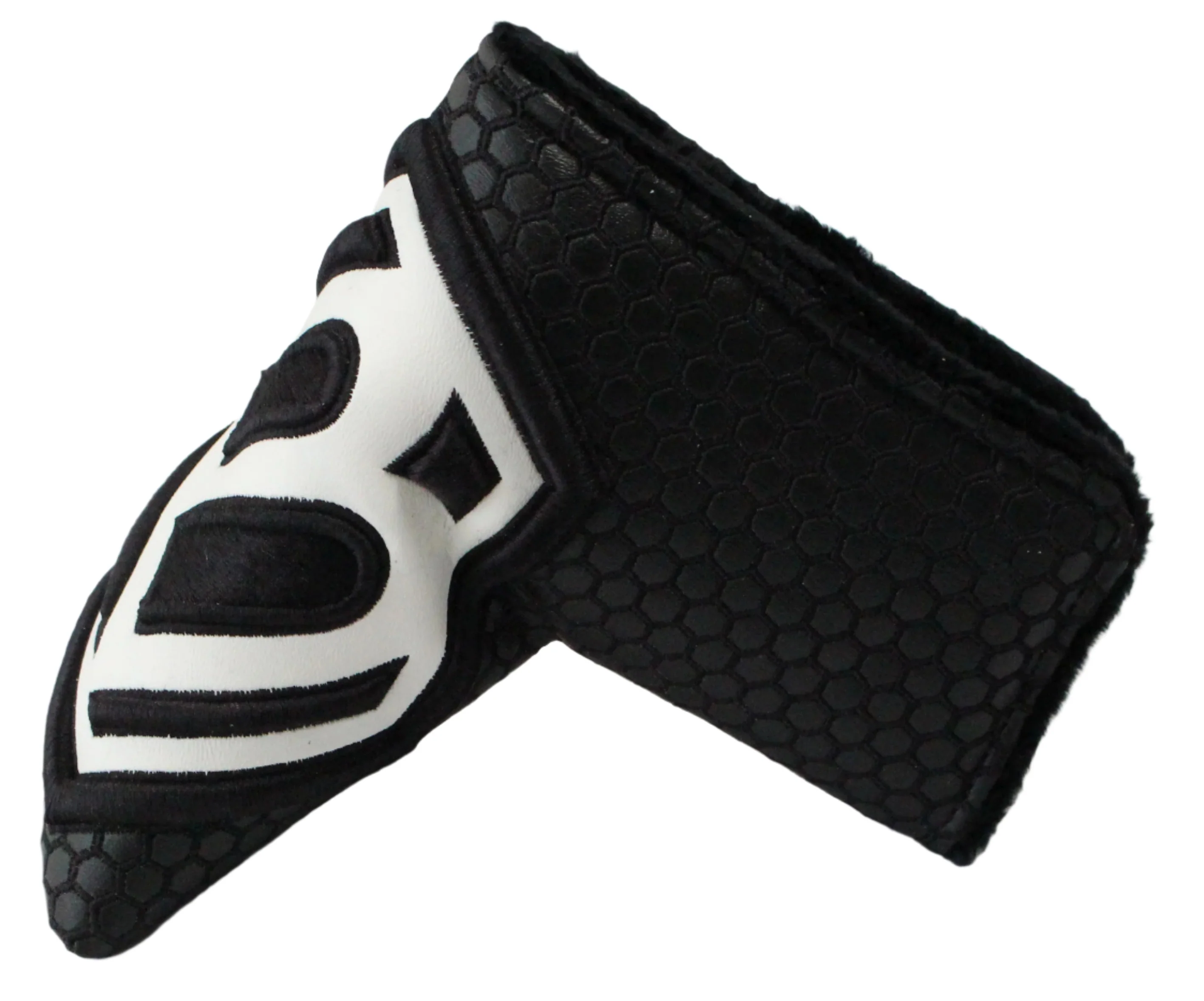 Bettinardi - 2022 Jumbo Hex B Specialty Run Blade Putter Headcover Black/White - Image 2