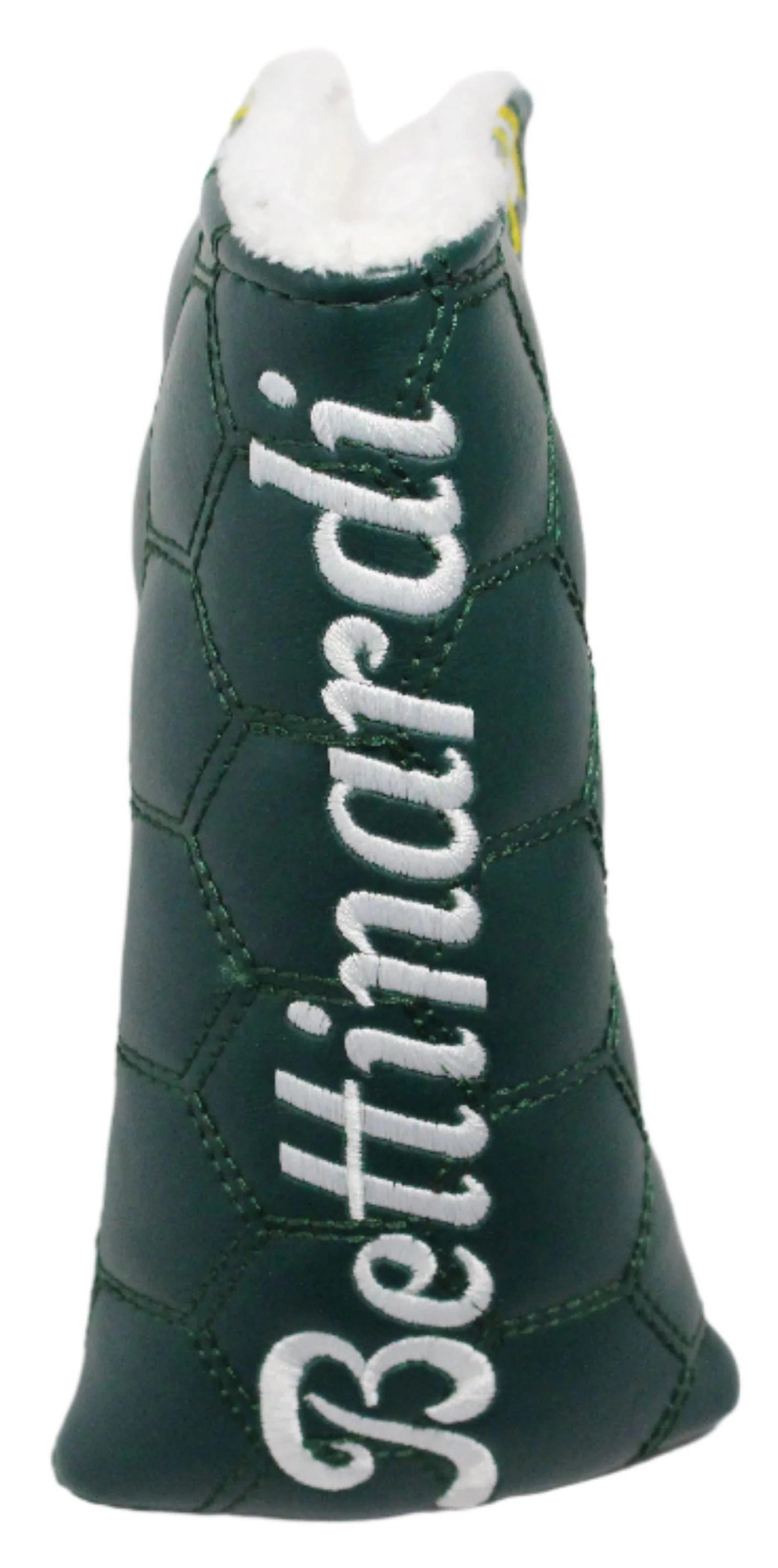 Bettinardi - Green/White/Yellow Hexagon Pattern Blade Putter Headcover - Image 3