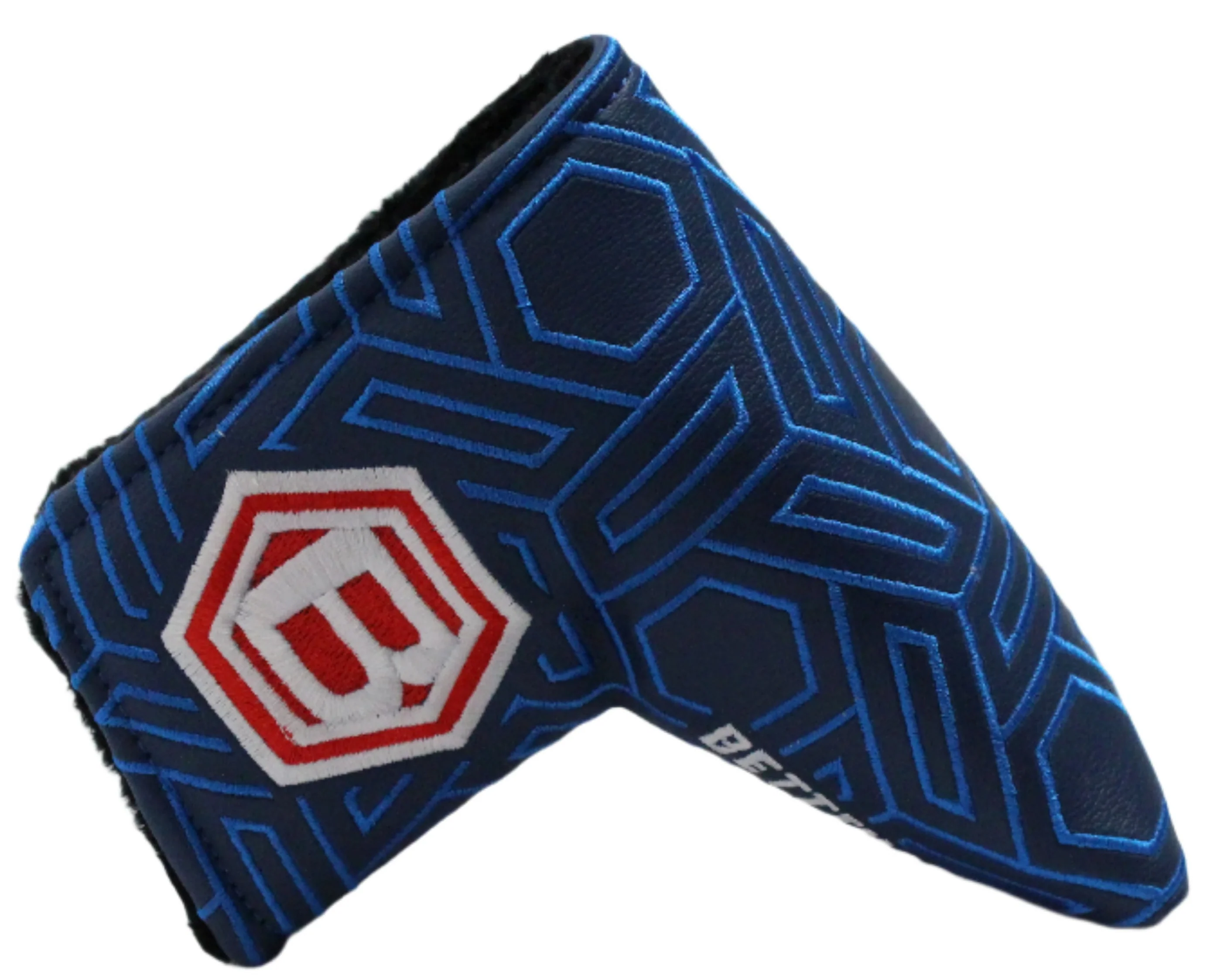 Bettinardi - Limited Run Blue/Black Staggered Pattern Blade Putter Headcover - Image 2