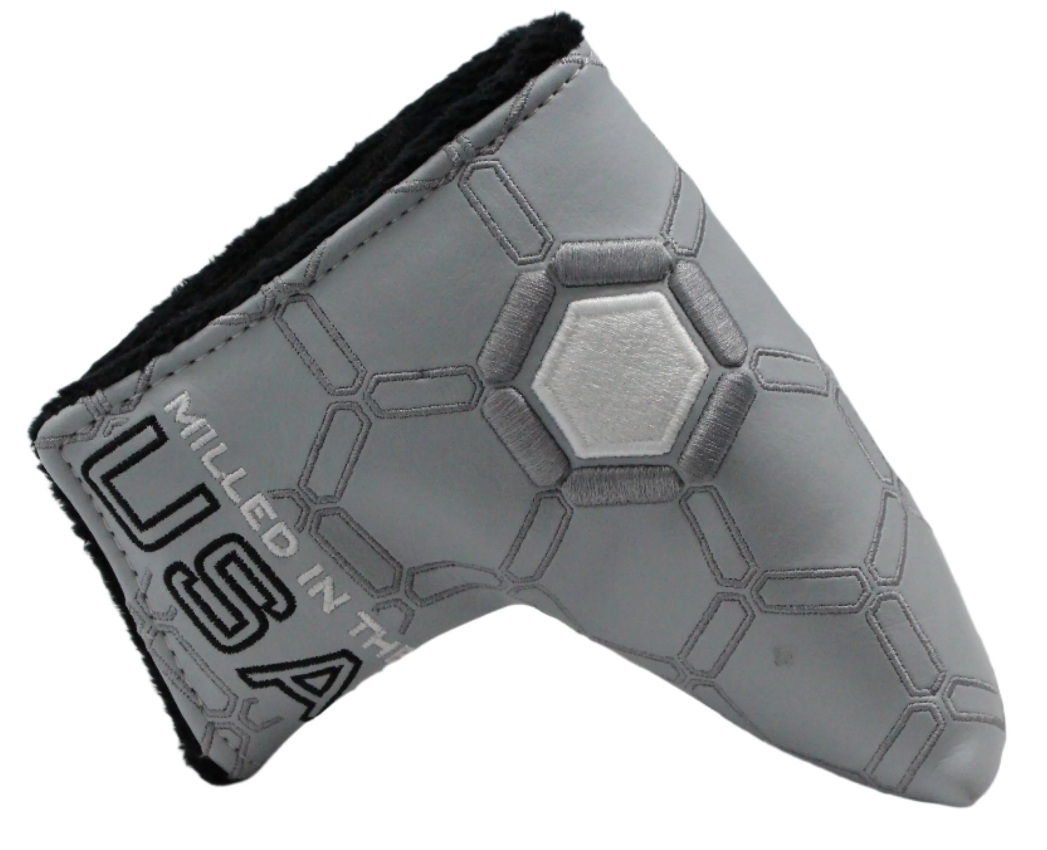 Bettinardi - White/Black/Grey Hexagon Blade Putter Headcover - Image 2
