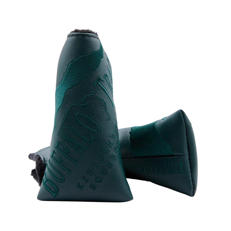 Bettinardi x Buffalo Trace Green Tonal Blade Putter Headcover - Image 4