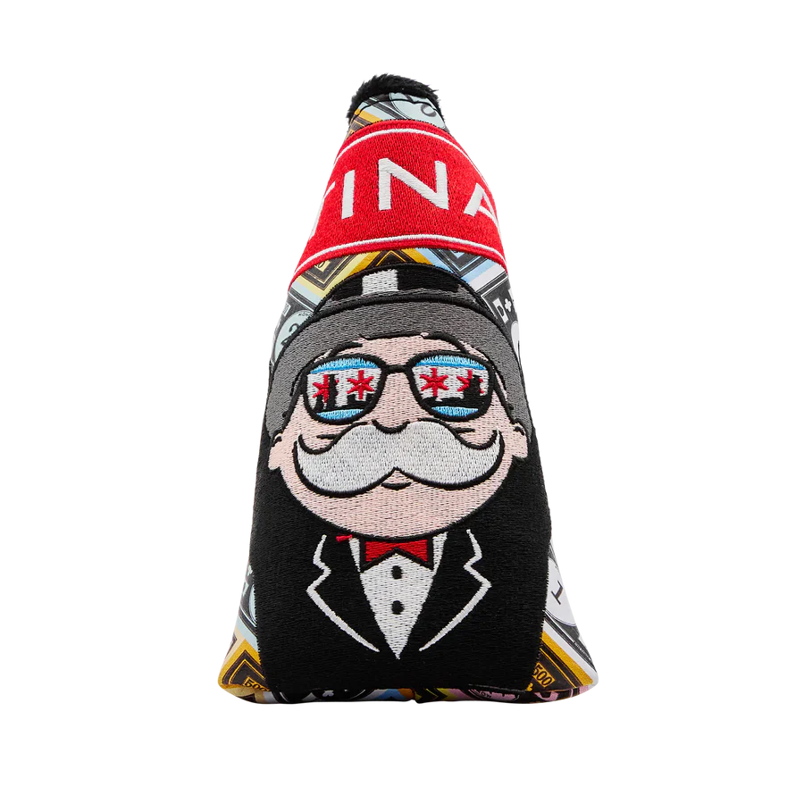 Bettinardi x Monopoly Chi Town Mr. Monopoly Blade Putter Headcover - Image 3