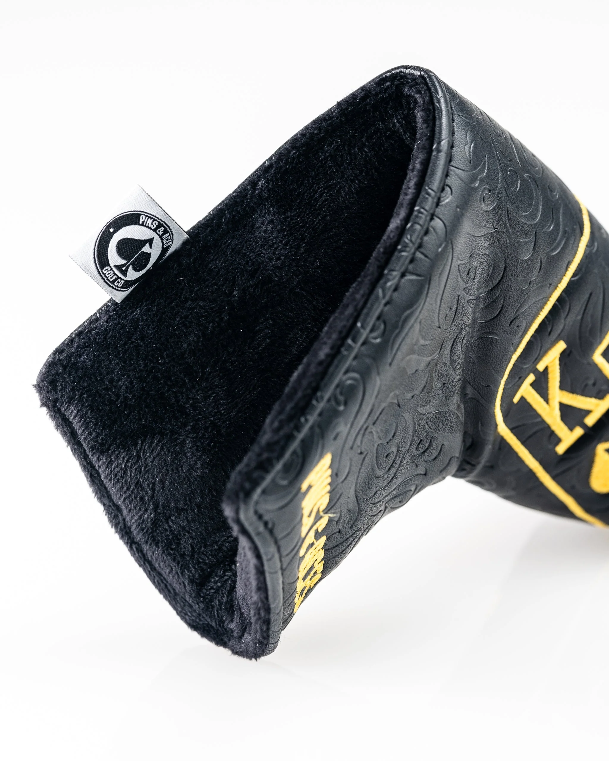 Black/Gold Ace of Spades - Blade Putter Cover - Image 8