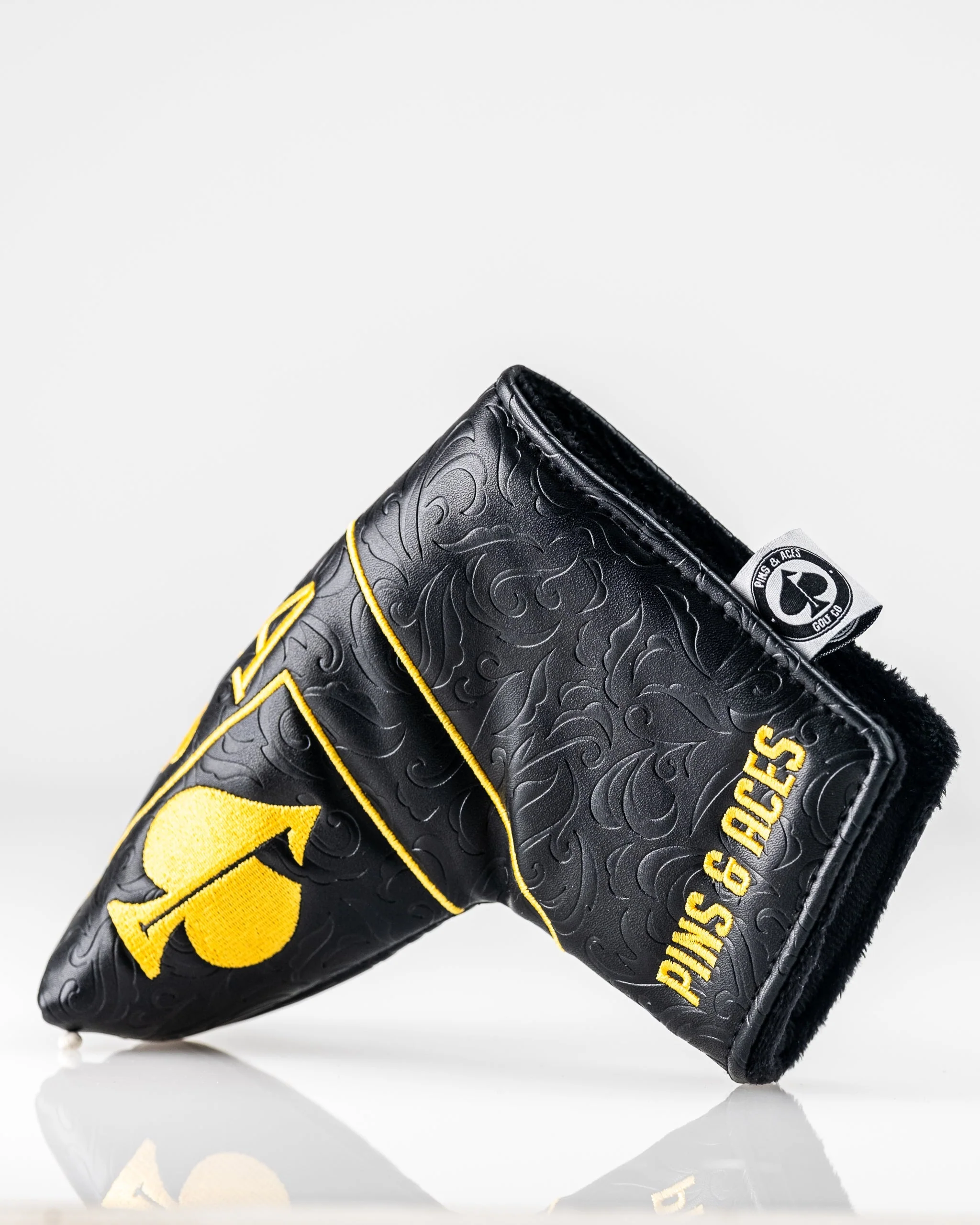 Black/Gold Ace of Spades - Blade Putter Cover - Image 9
