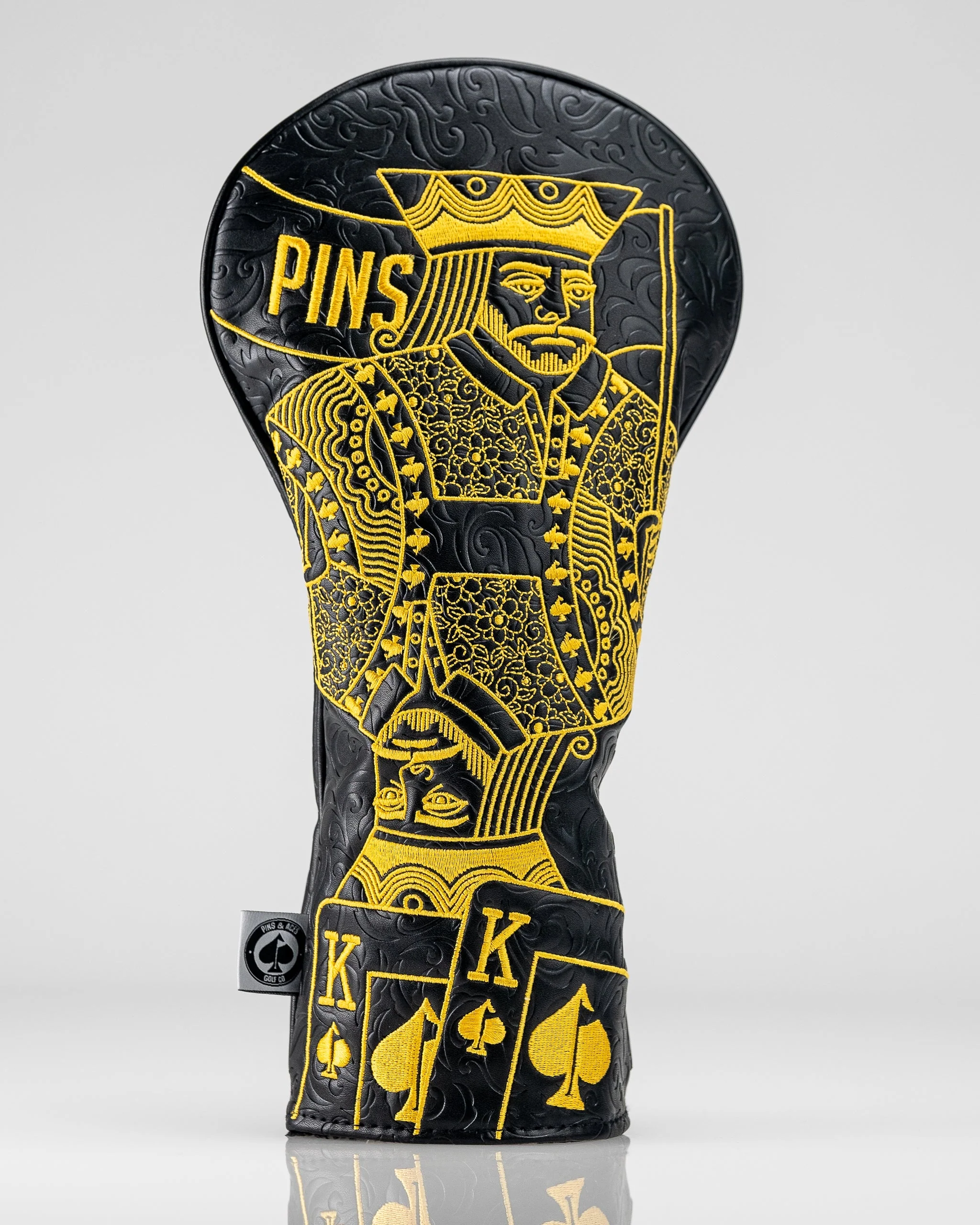 Black/Gold King of Spades - Driver Cover - Image 17