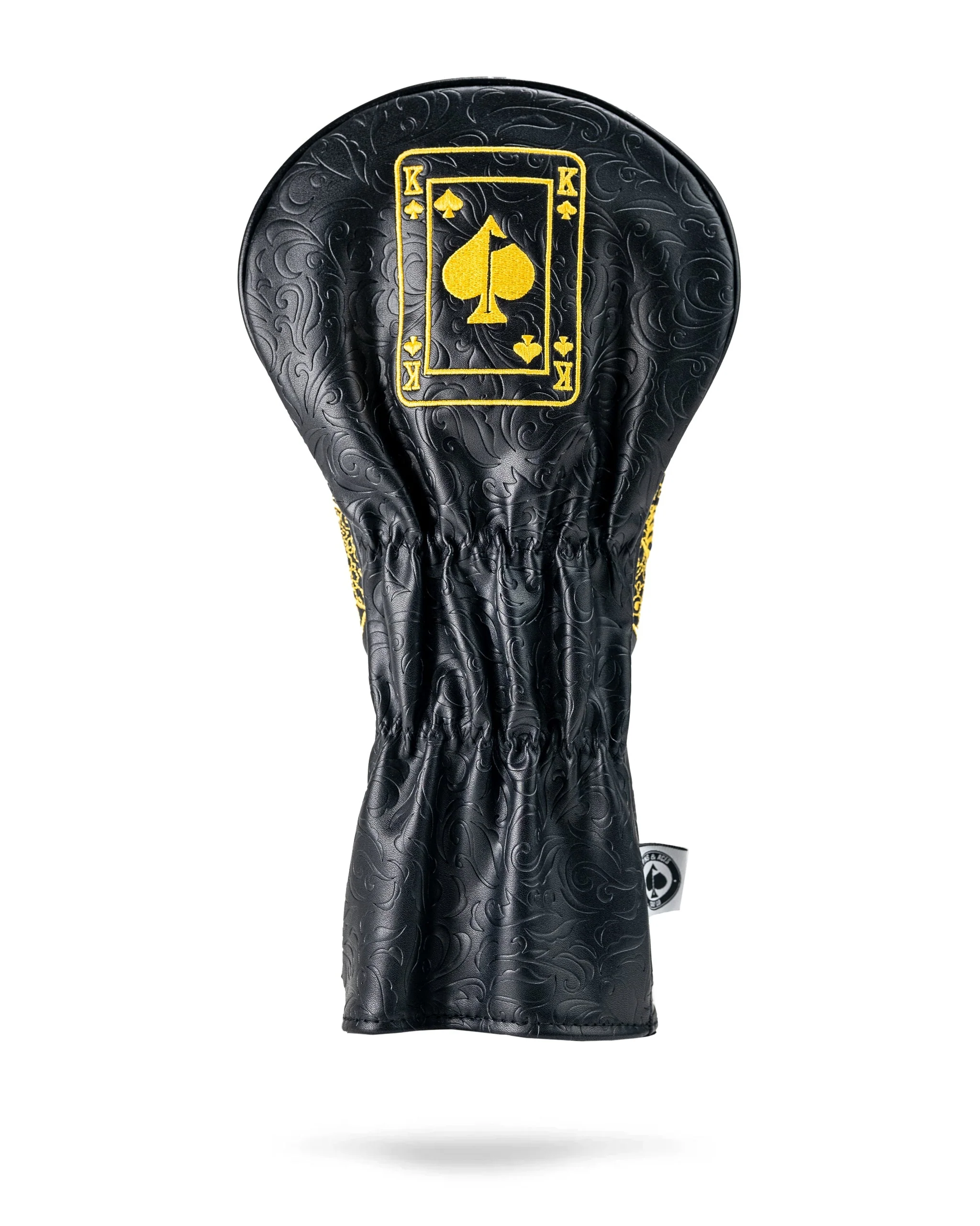 Black/Gold King of Spades - Driver Cover - Image 3