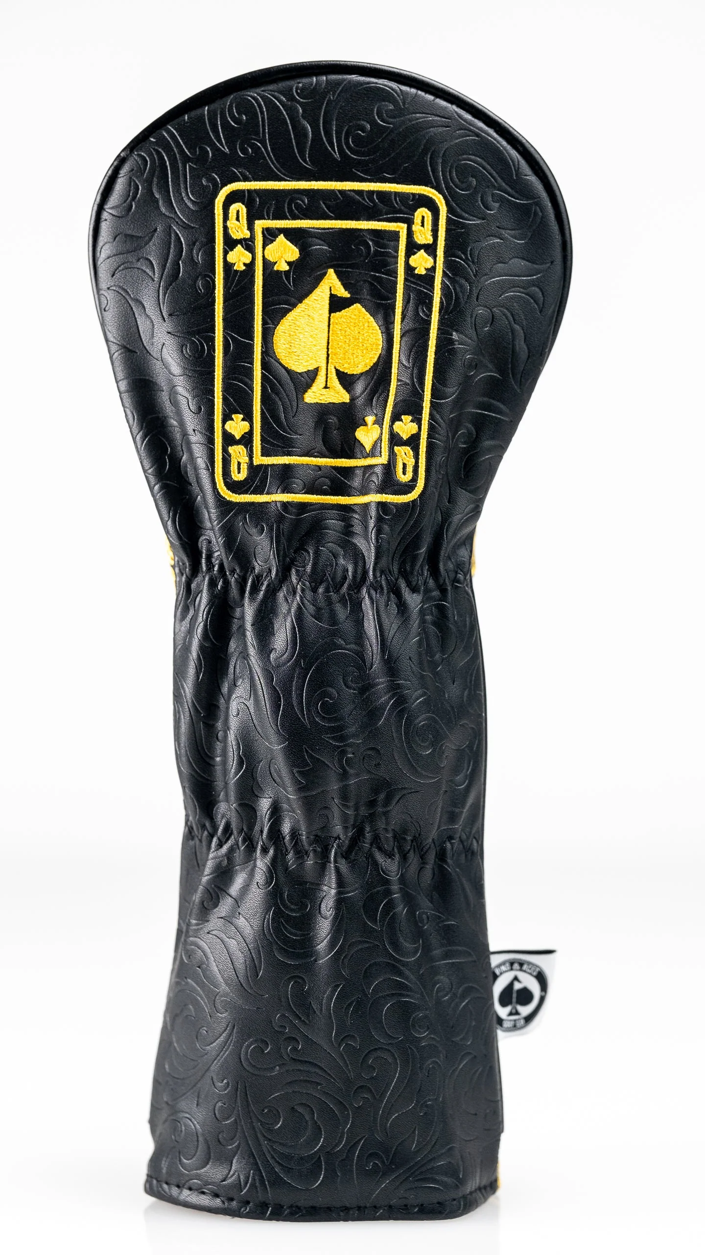 Black/Gold Queen of Spades - Fairway Cover - Image 11
