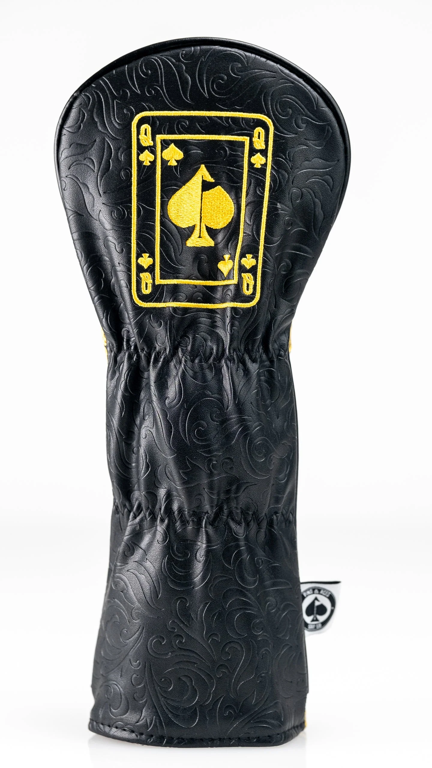 Black/Gold Queen of Spades - Fairway Cover - Image 6