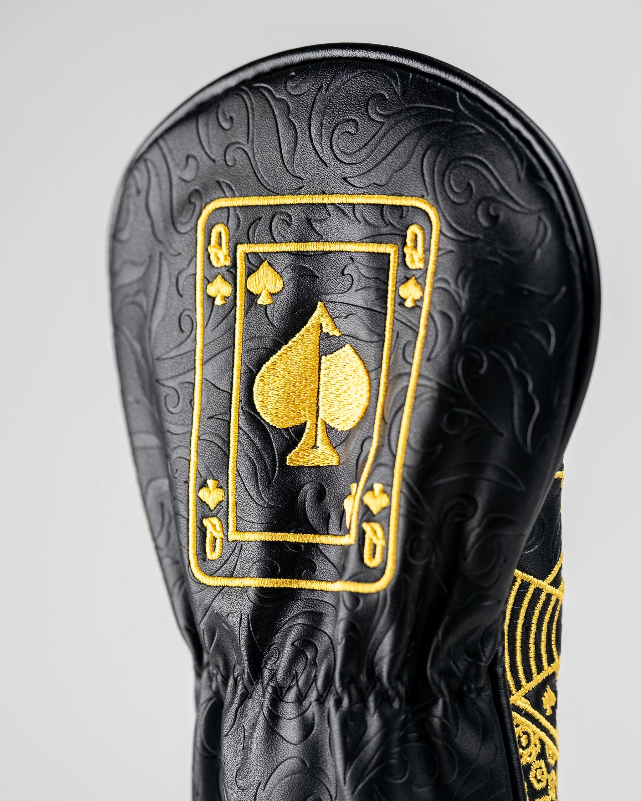 Black/Gold Queen of Spades - Fairway Cover - Image 9