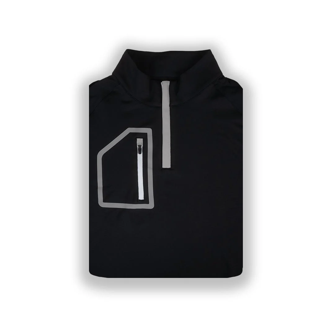 Black Men's Q-Zip - Image 2