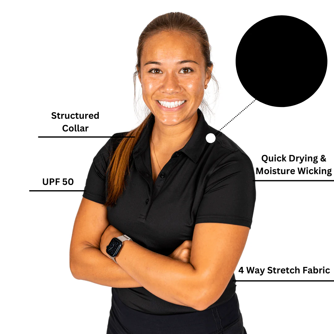 Black Women's (Sleeveless) Polos - Image 3