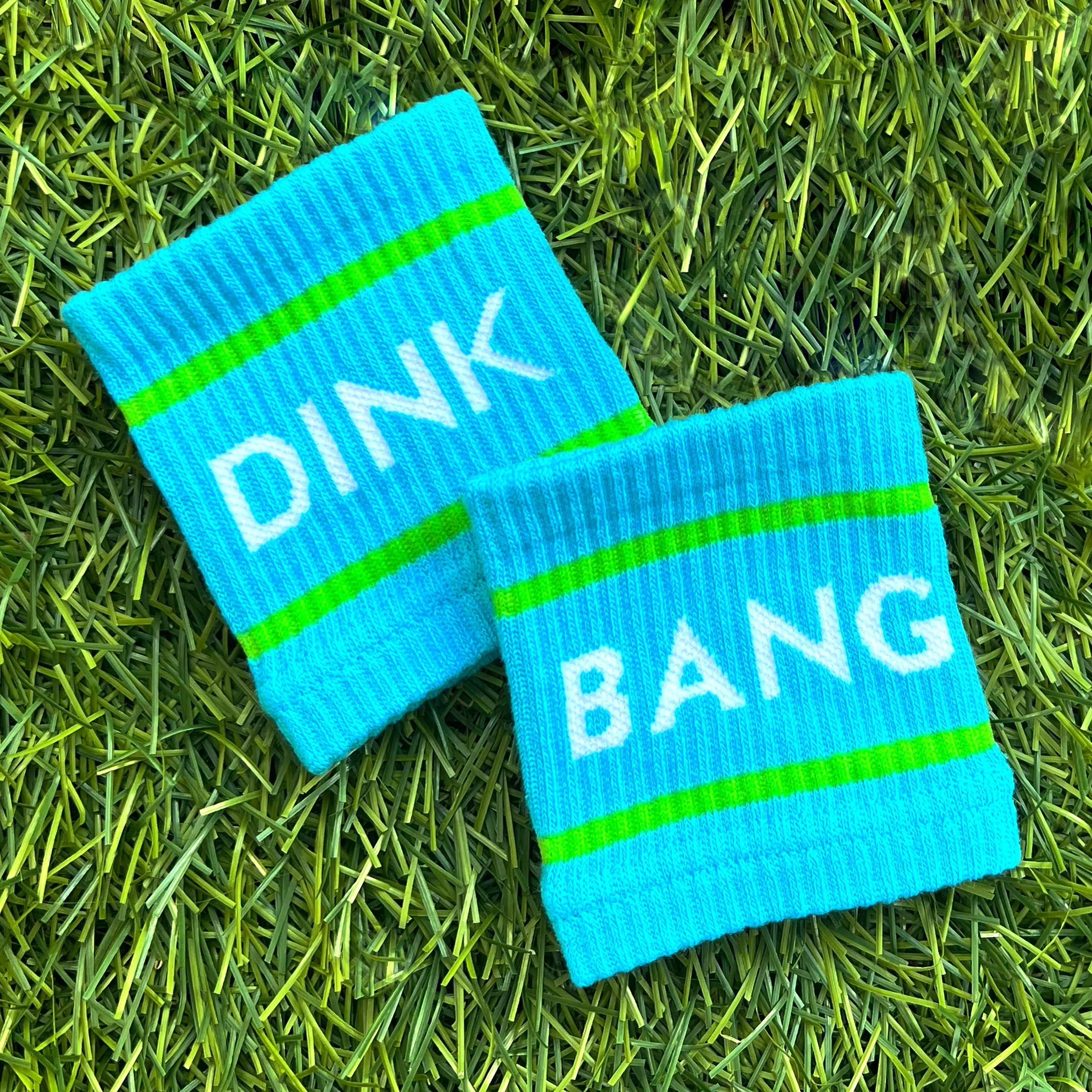 Blue Dink & Bang Pickleball Wristbands - Image 4