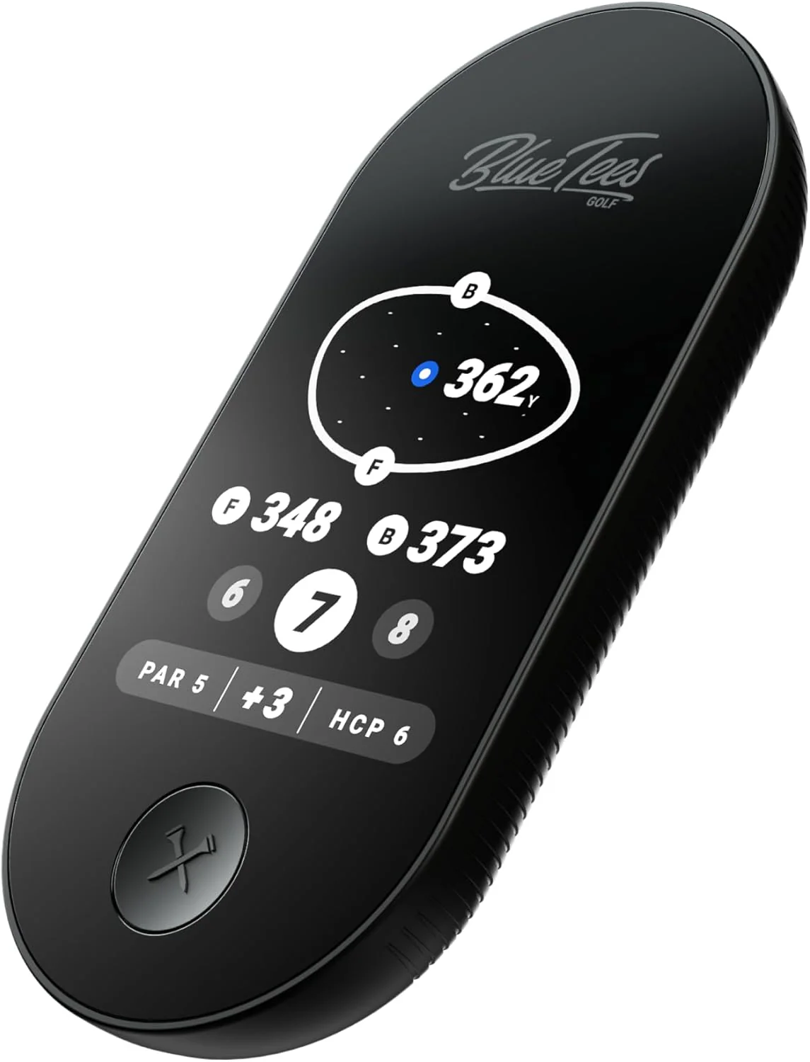 Blue Tees Ringer Magnetic Touch GPS Display Handheld - Black