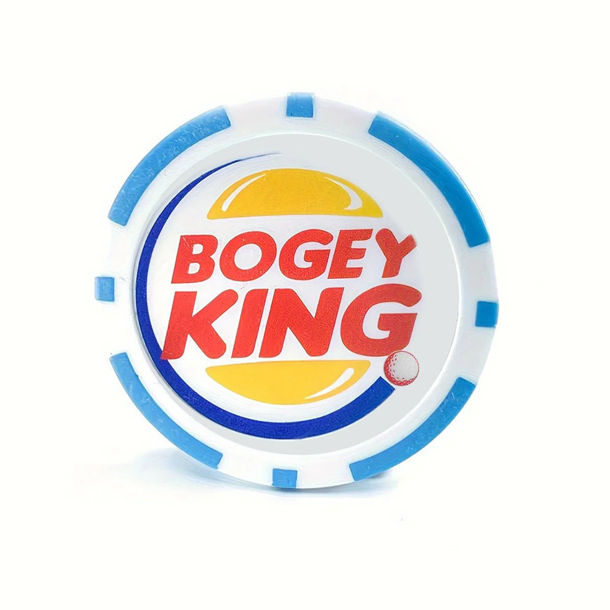 Bogey King Golf Ball Marker - Poker Chip Style - Image 3