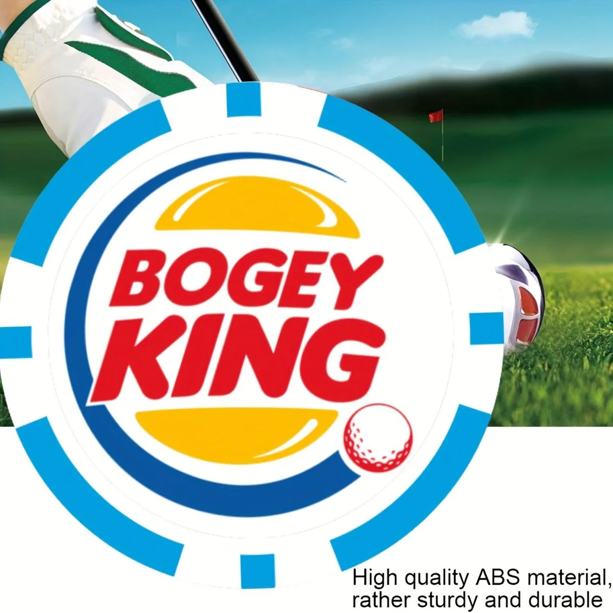 Bogey King Golf Ball Marker - Poker Chip Style - Image 8