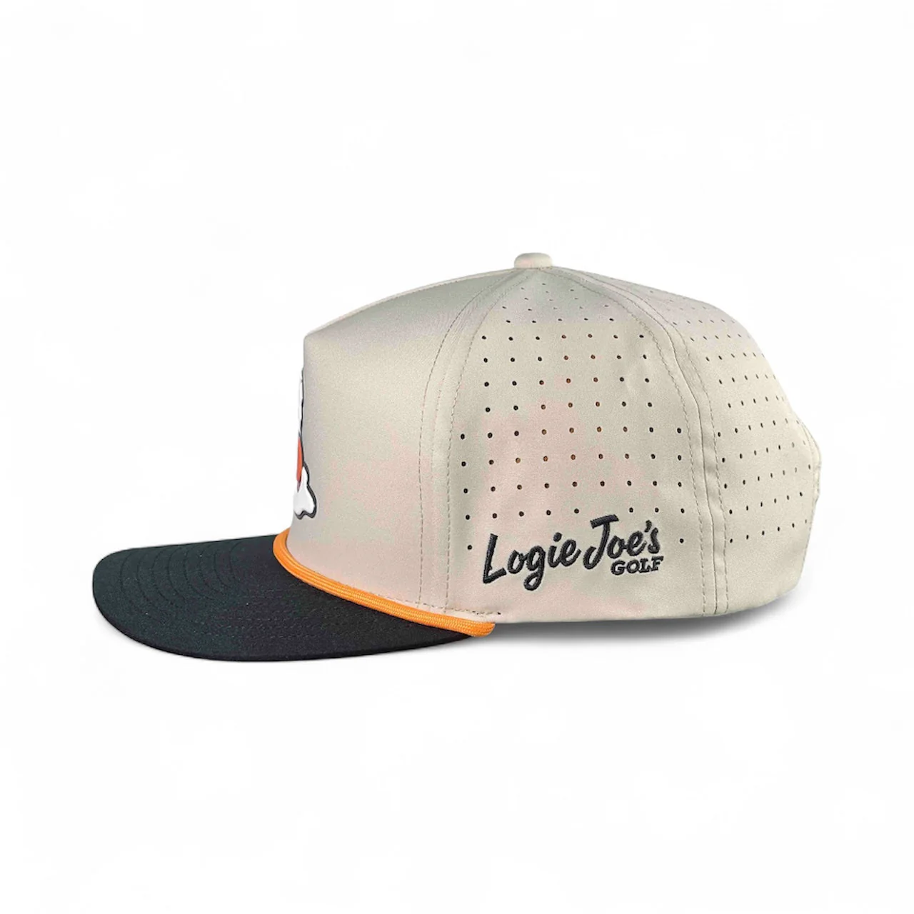 Breakfast Ball Golf Hat | Snapback Cap | Built-in Magnetic Ball Marker Holder + Marker Included | Breakfast Ball | Adjustable | Mulligan Tan - Image 7