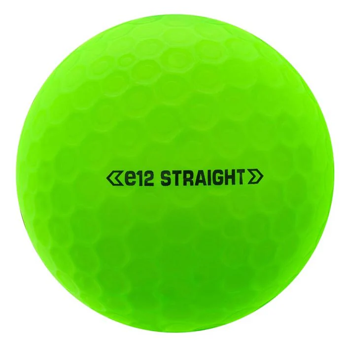 Bridgestone e12 Straight Distance 2025 Matte Green Golf Balls - Image 4