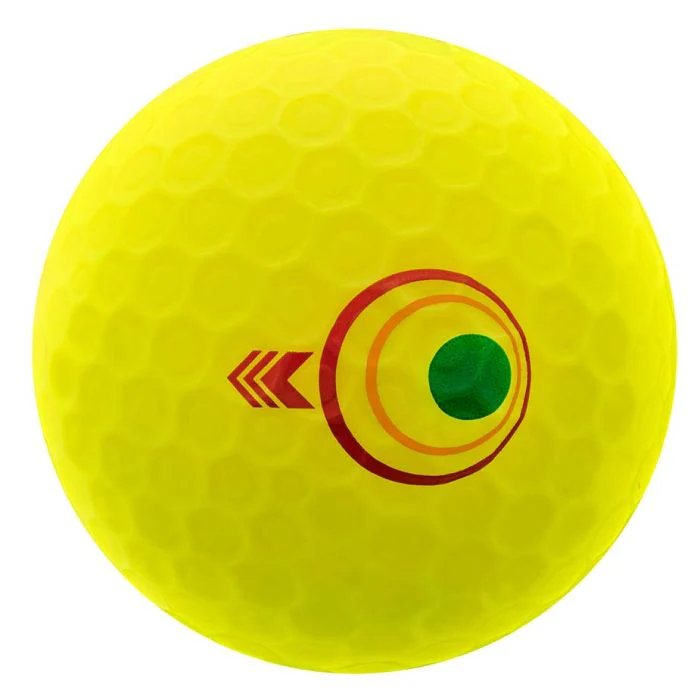 Bridgestone e12 Straight Distance 2025 Matte Yellow Golf Balls - Image 4