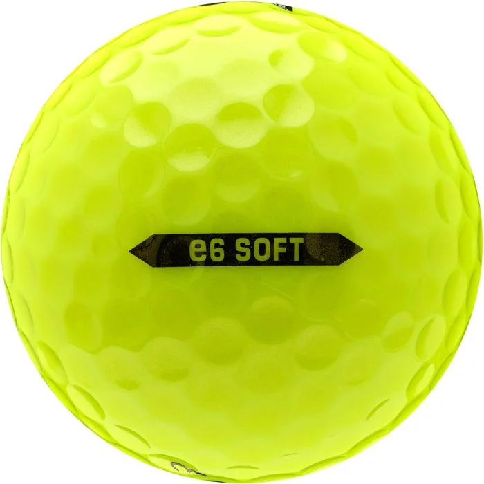 Bridgestone e6 Soft 2025 Yellow Golf Balls - Image 4