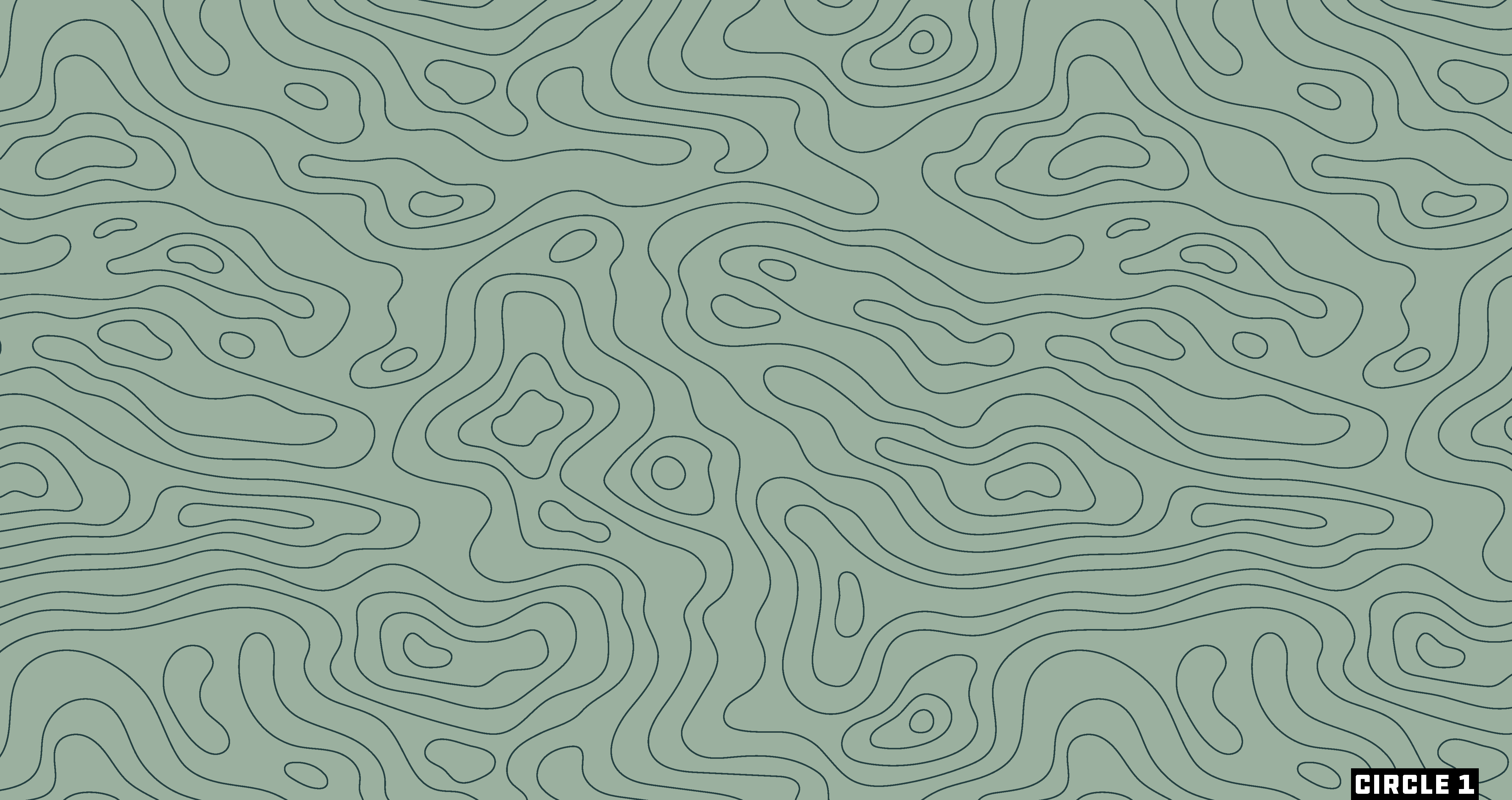 C1 Waffle Towel - Green Topo