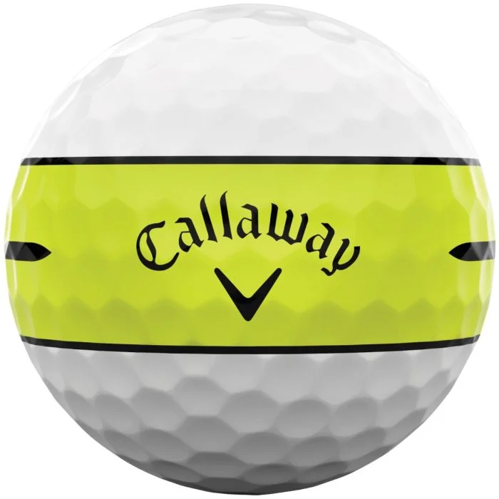 Callaway Chrome Soft 360 Yellow Stripe 2026 Golf Balls - Image 2