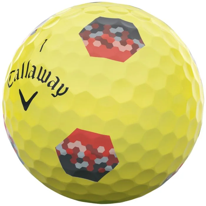 Callaway Chrome Soft Yellow TruTrack 2026 Golf Balls - Image 3