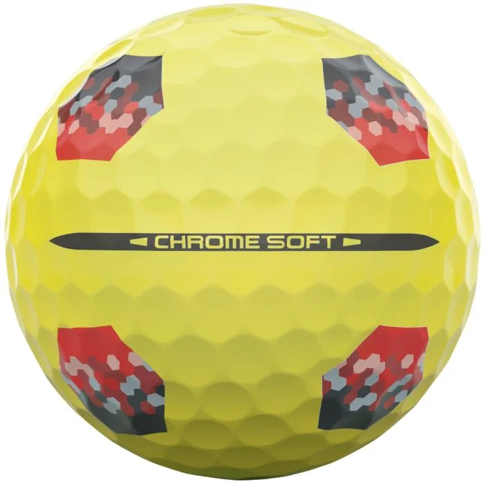 Callaway Chrome Soft Yellow TruTrack 2026 Golf Balls - Image 4