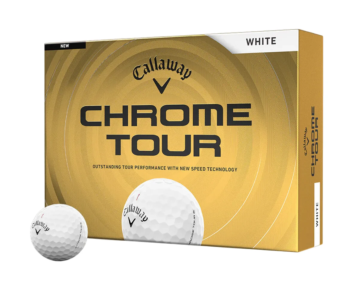 Callaway Chrome Tour White 2026 Golf Balls