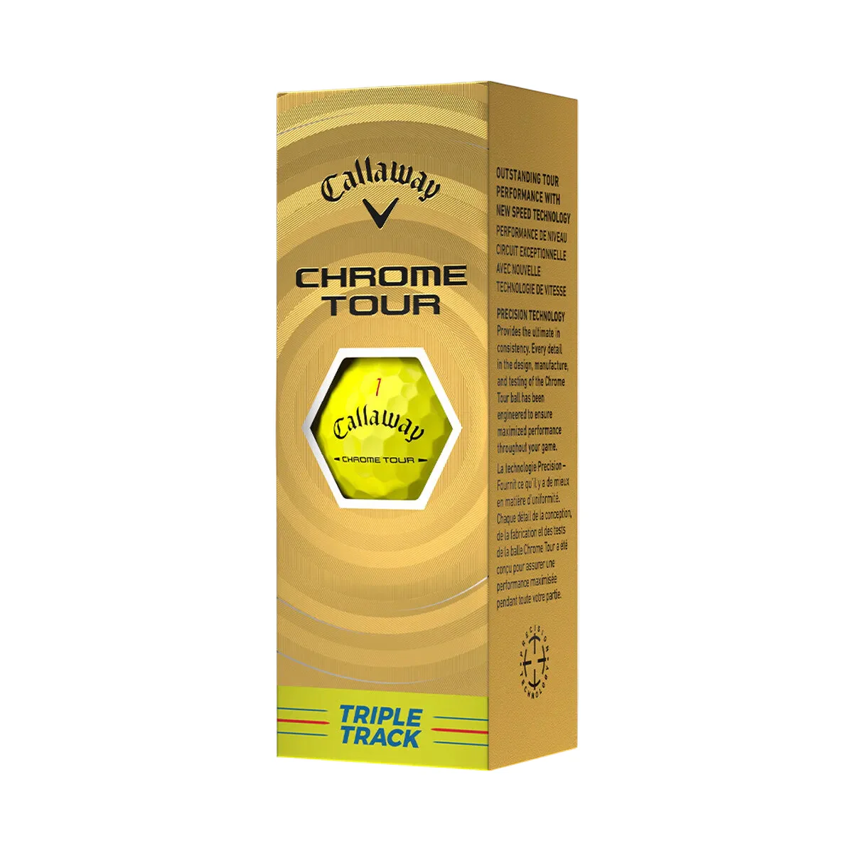 Callaway Chrome Tour Yellow Triple Track 2026 Golf Balls - Image 4