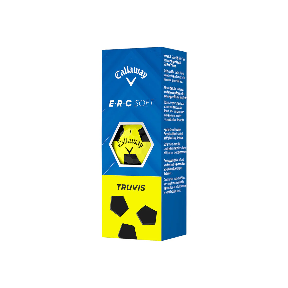Callaway ERC Soft Truvis Yellow 2025 Golf Balls - Image 4