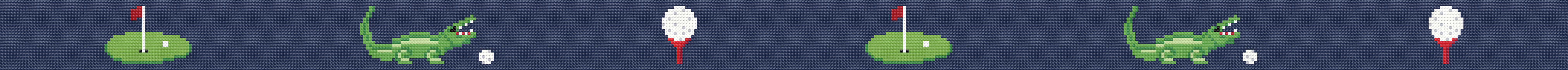 Charleston Belt Golf Green Gator Croc Leather Hand-stitched Needlepoint Belt Navy Blue - Image 3