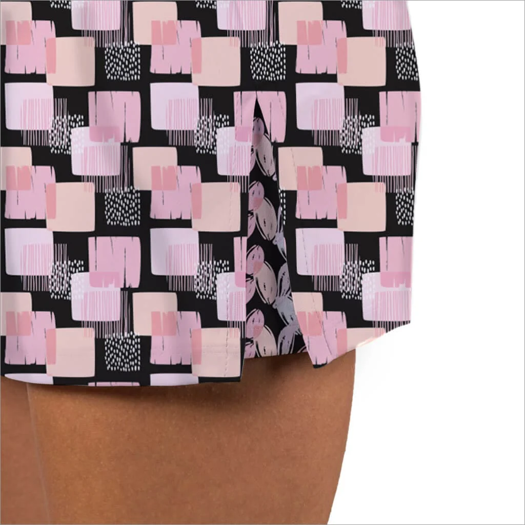 CHECKED OUT PINK SKORT - Image 4