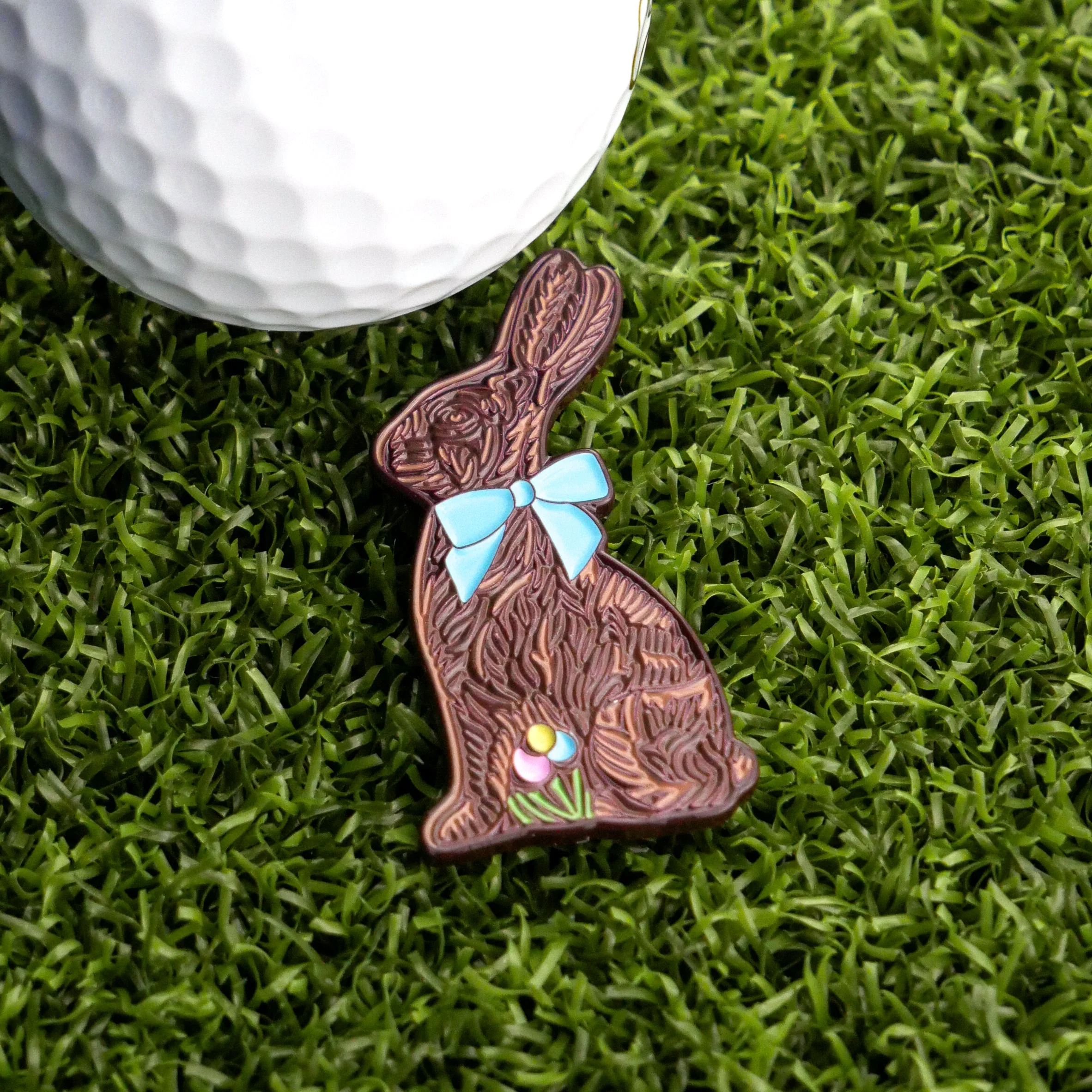 Chocolate Bunny Ball Marker - Image 2