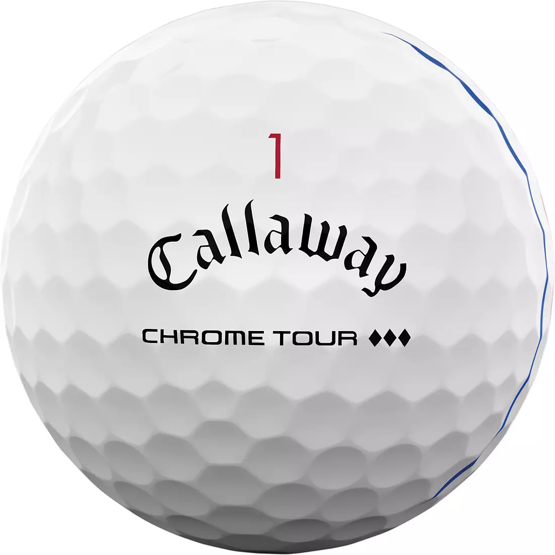 Callaway Chrome Tour Triple Diamond Triple Track White 2025 Golf Balls - Image 3