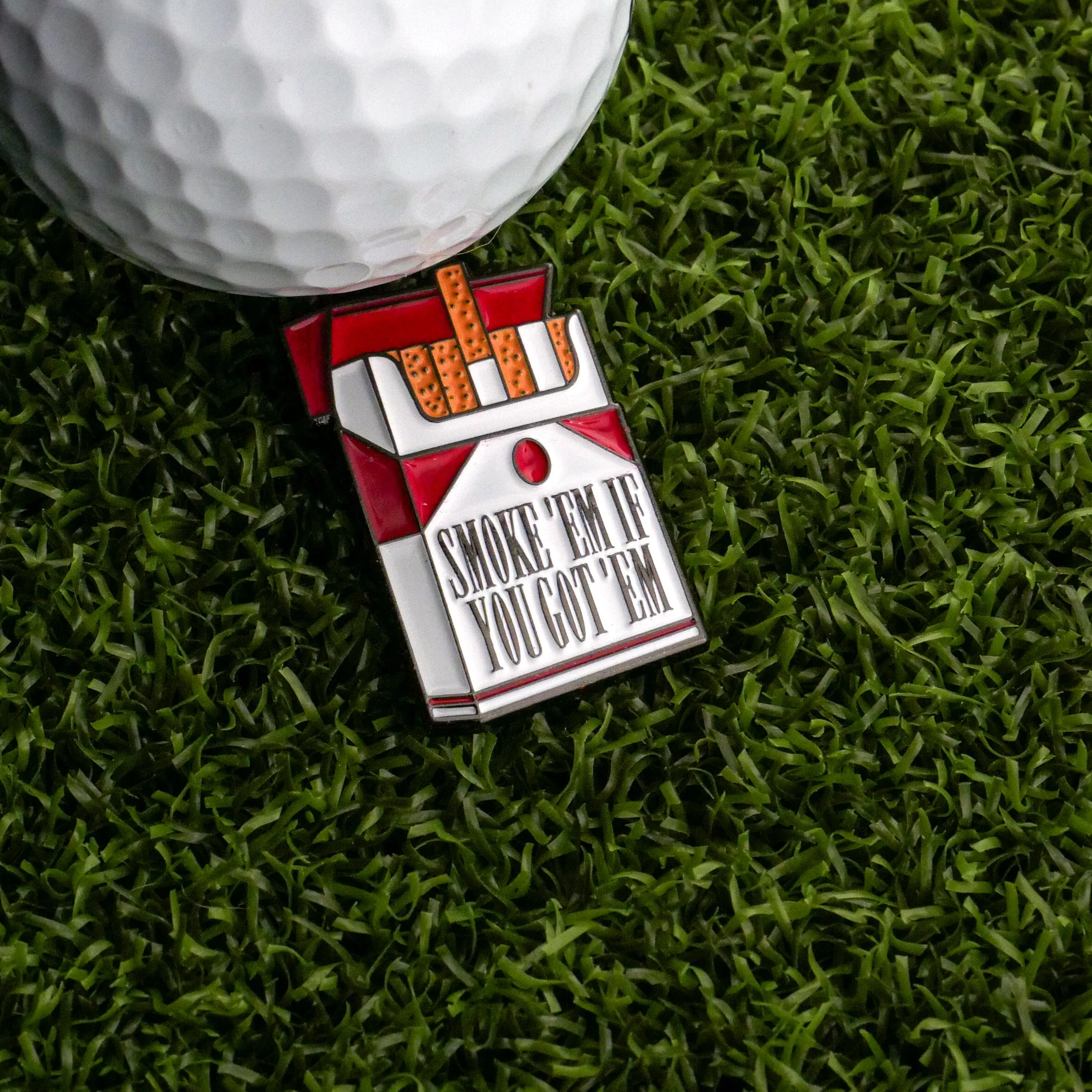 Cigarette Pack Ball Marker - Image 2