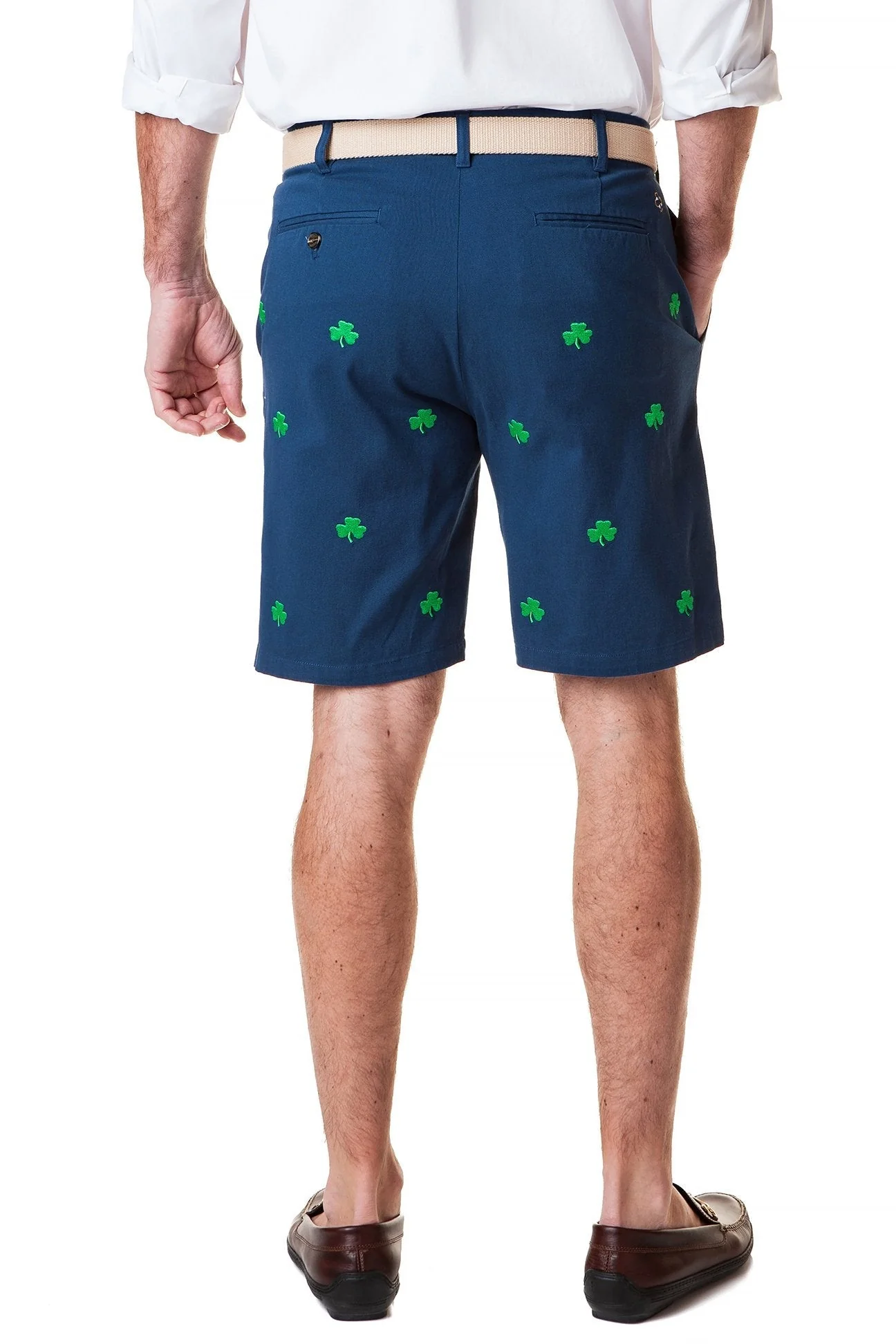 Cisco Short Stretch Twill Nantucket Navy With Shamrock - Image 4