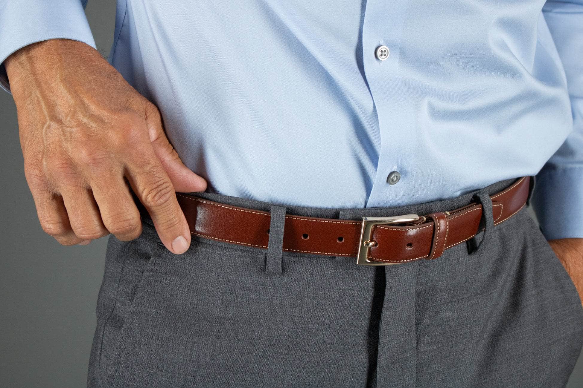Classic 30mm Cortina Leather Belt - Image 13