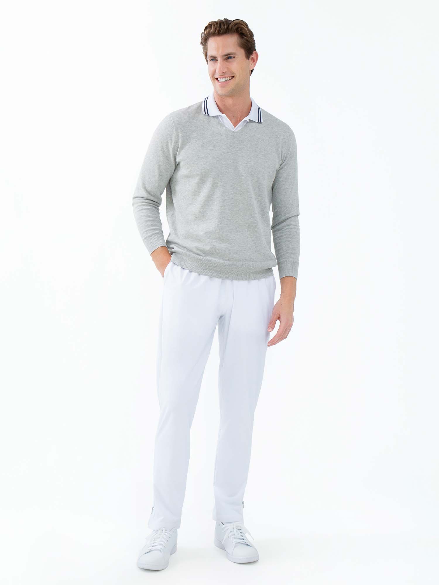 Classic Performance Men's Tennis Pant - White - Image 5