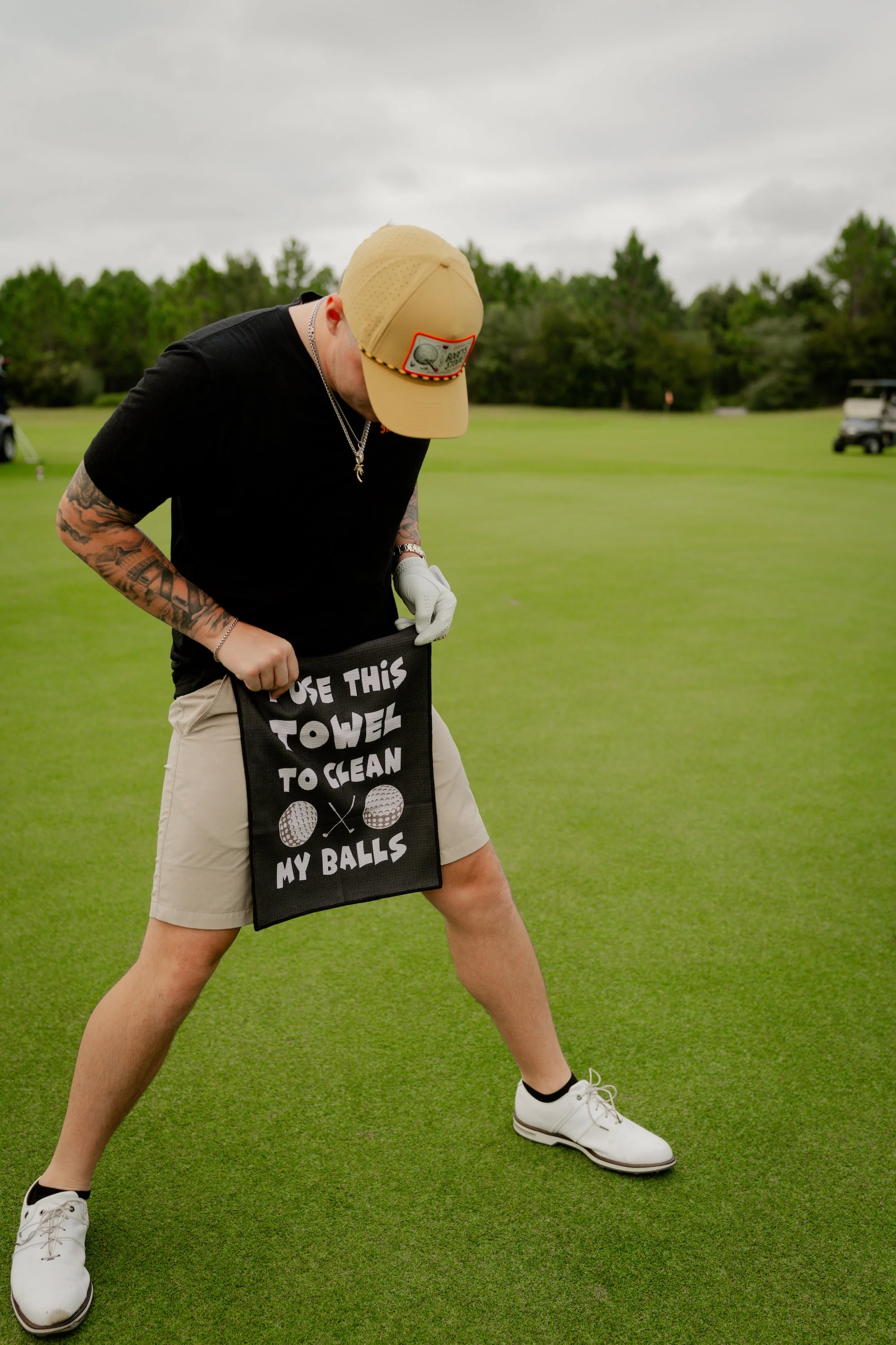 Clean My Balls Golf Towel Funny Gag Gift - Image 3