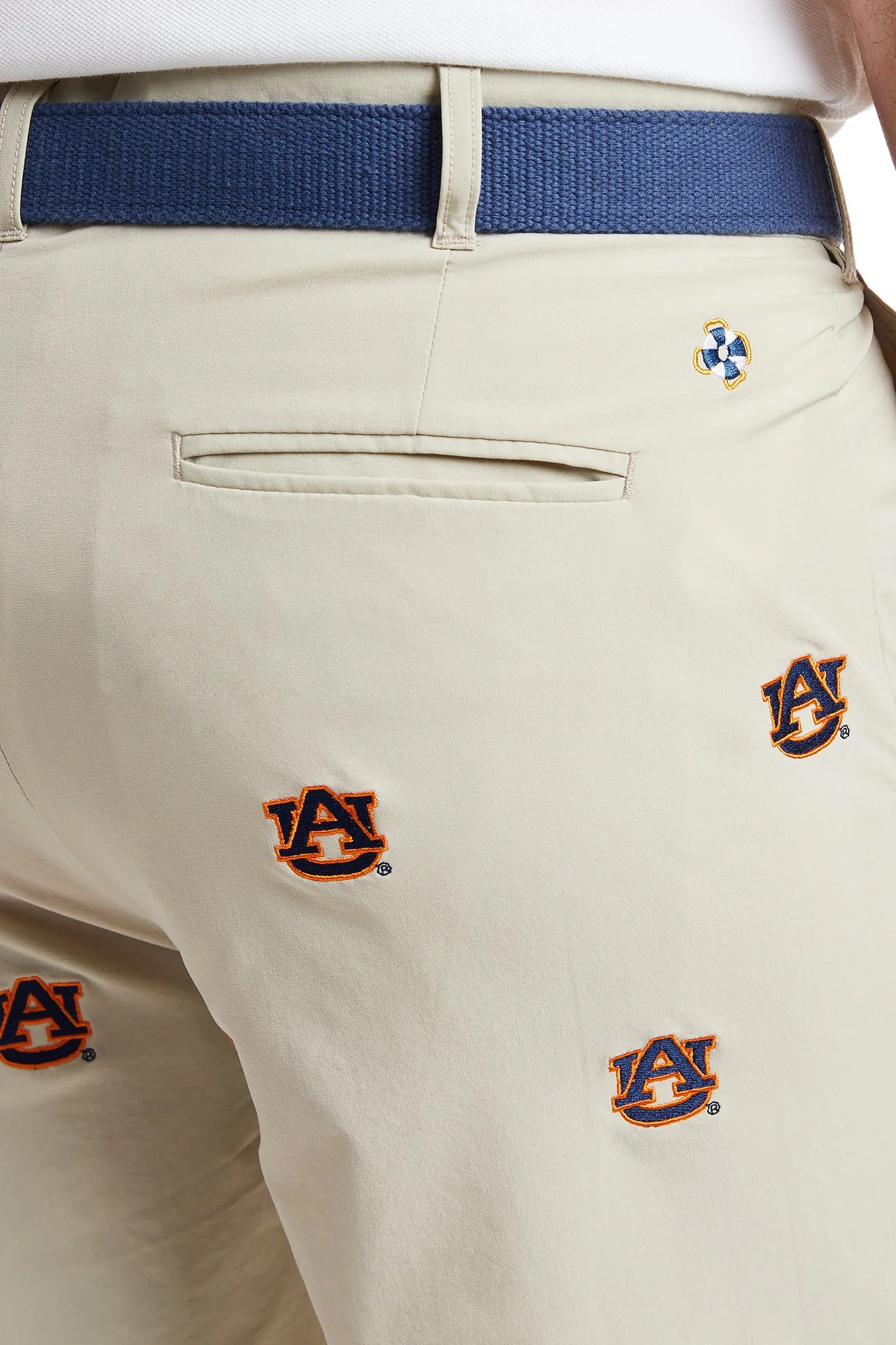 Collegiate ACKformance Short Khaki with Auburn University - Image 2